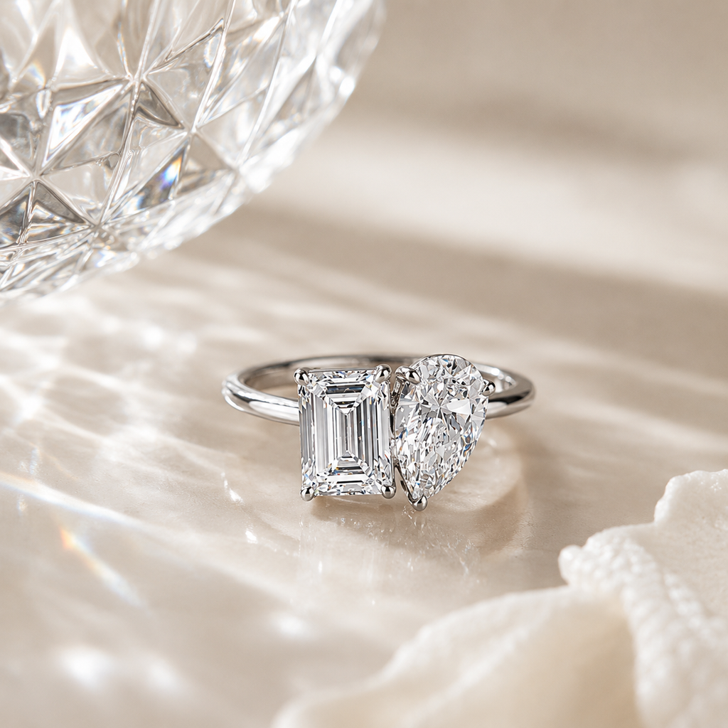 18K White Gold Multi-Stone Diamond Ring（2.77 Carat）
