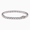 18K White Gold Round Diamond Tennis Bracelet(0.30 ct)