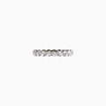18K White Gold Round Diamond Ring(0.10 ct Each)