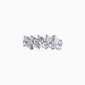 18K White Gold Marquise Diamond Multi-Stone Ring