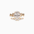 18K Yellow Gold Oval Diamond Stackable Ring (2.03 Carats)