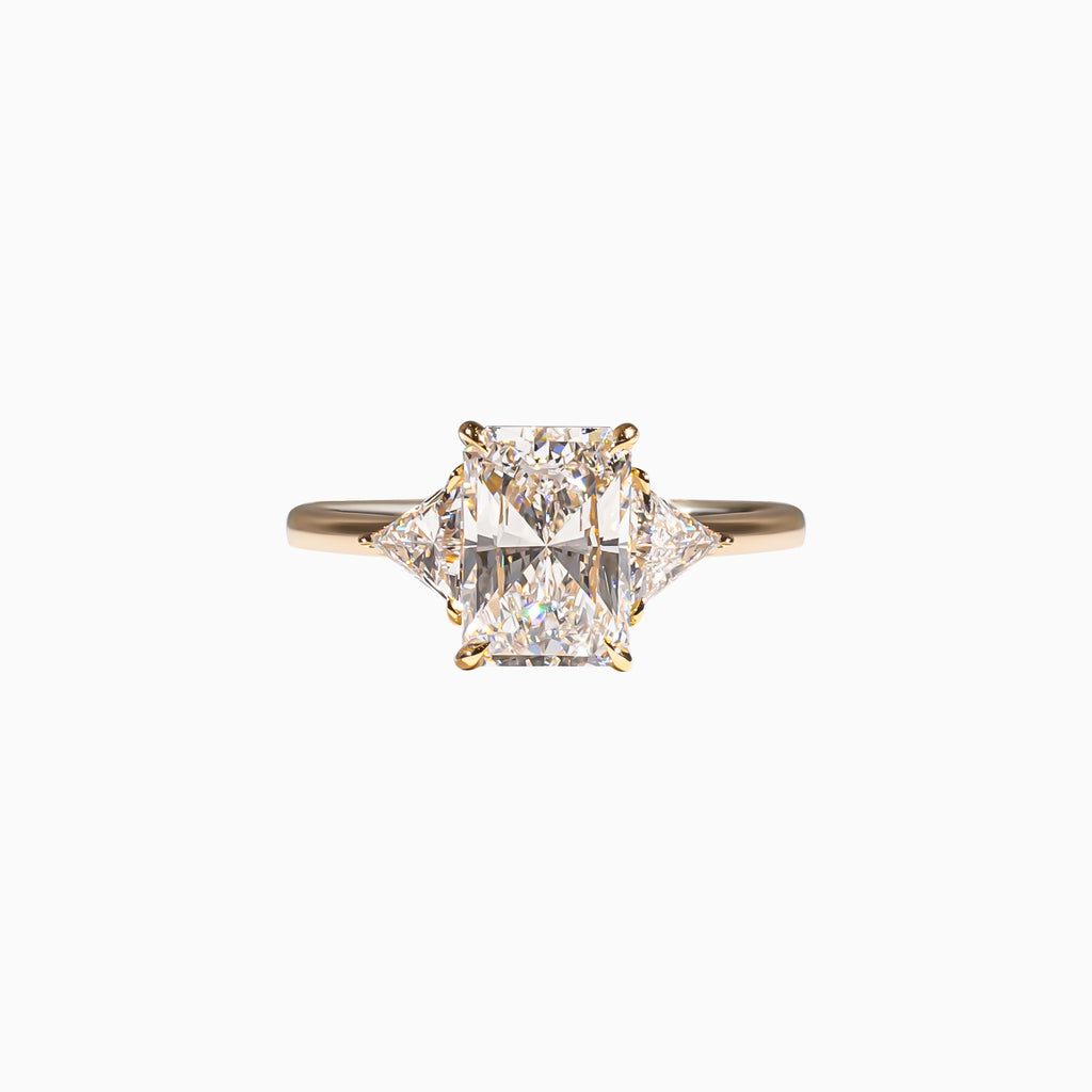 18K Yellow Gold Radiant Diamond Multi-Stone Ring(2.05 ct)